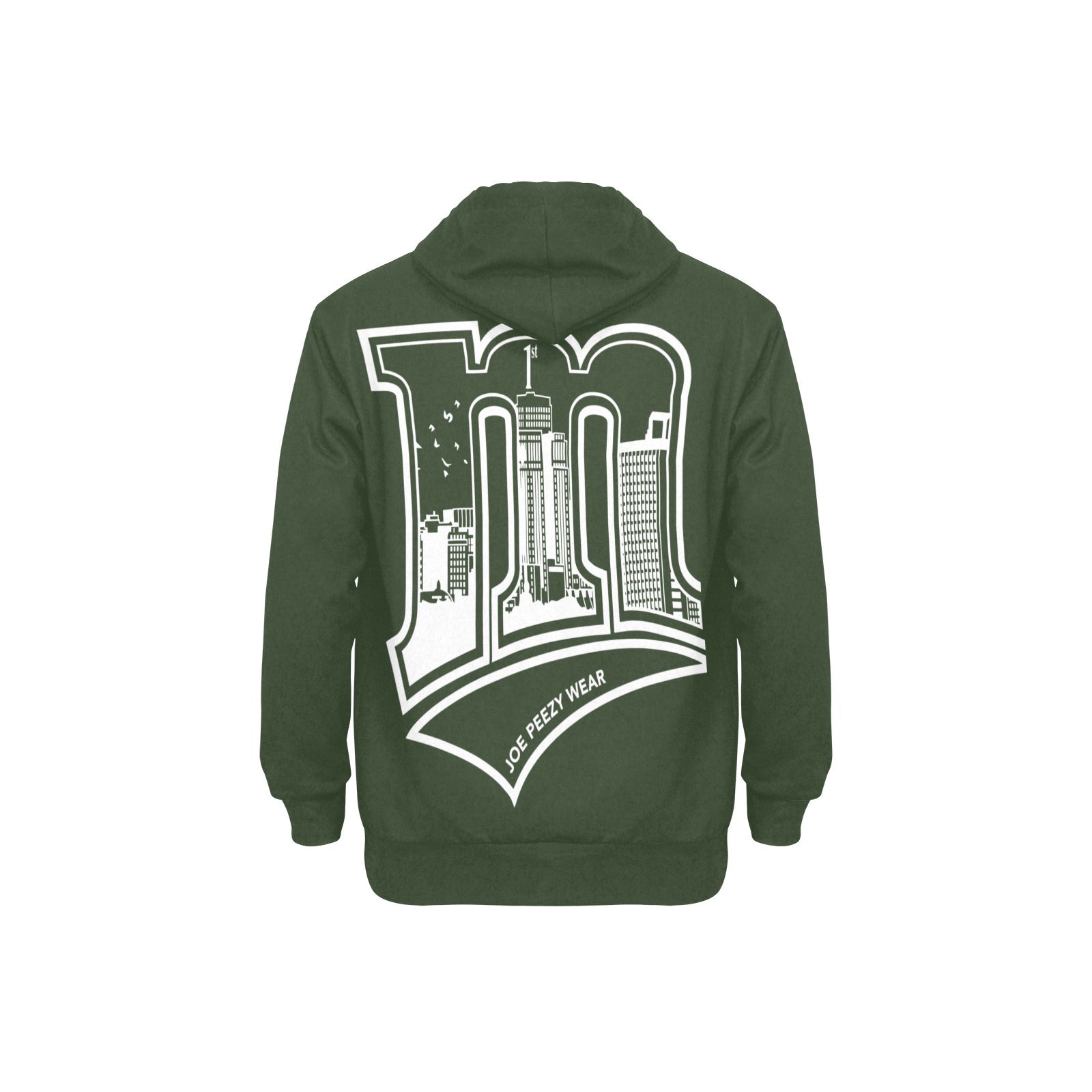 Copy of Copy of Copy of Copy of Joe Peezy Wear LLC (2) Men's Long Sleeve Fleece Hoodie (Model H55)