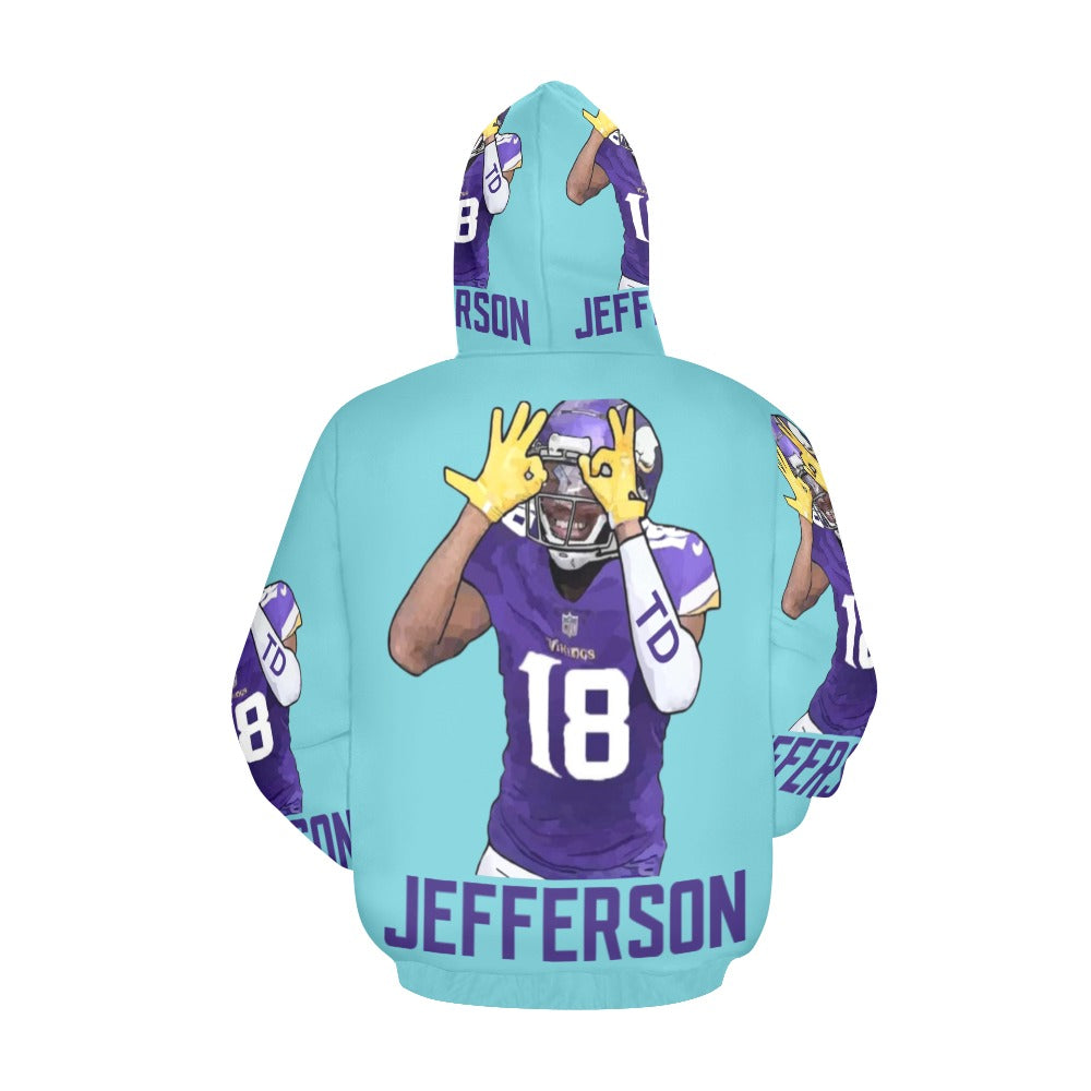 Joe Peezy Wear LLC (Jefferson) All Over Print Hoodie for Men (USA Size) (Model H13)
