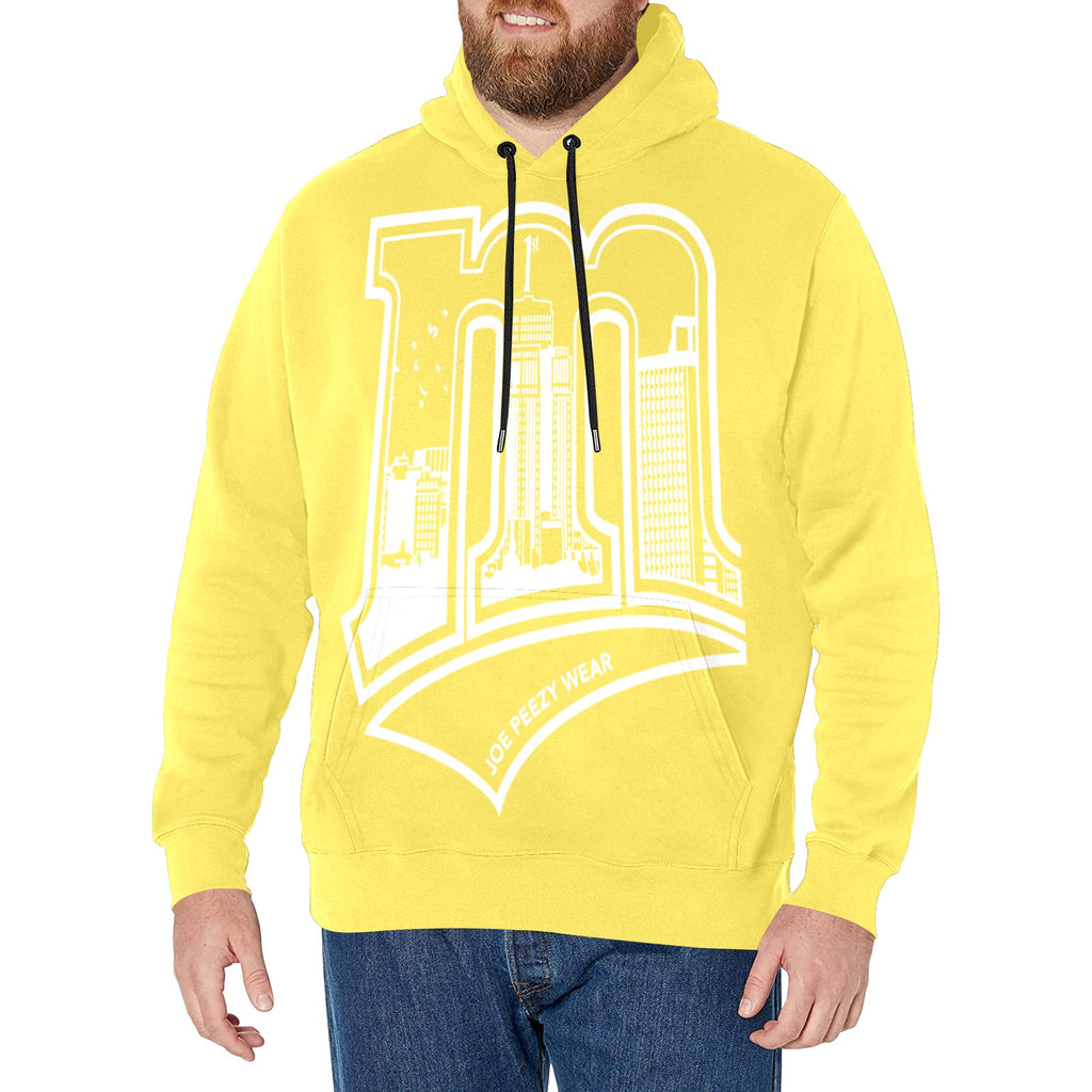 Copy of Copy of Copy of Copy of Joe Peezy Wear LLC (2) Men's Long Sleeve Fleece Hoodie (Model H55)