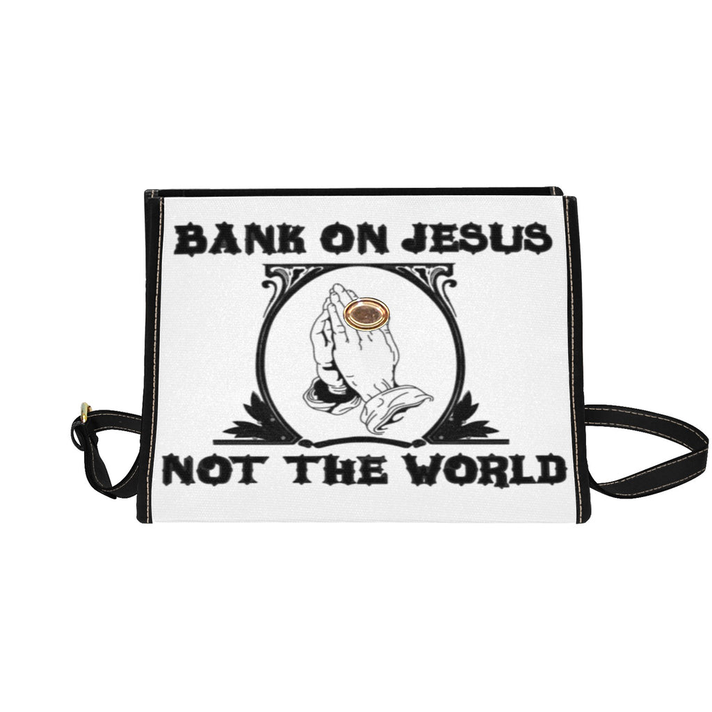 Copy of Copy of Copy of Copy of Joe Peezy Wear LLC (13) Waterproof Canvas Bag-Black (All Over Print) (Model 1641)