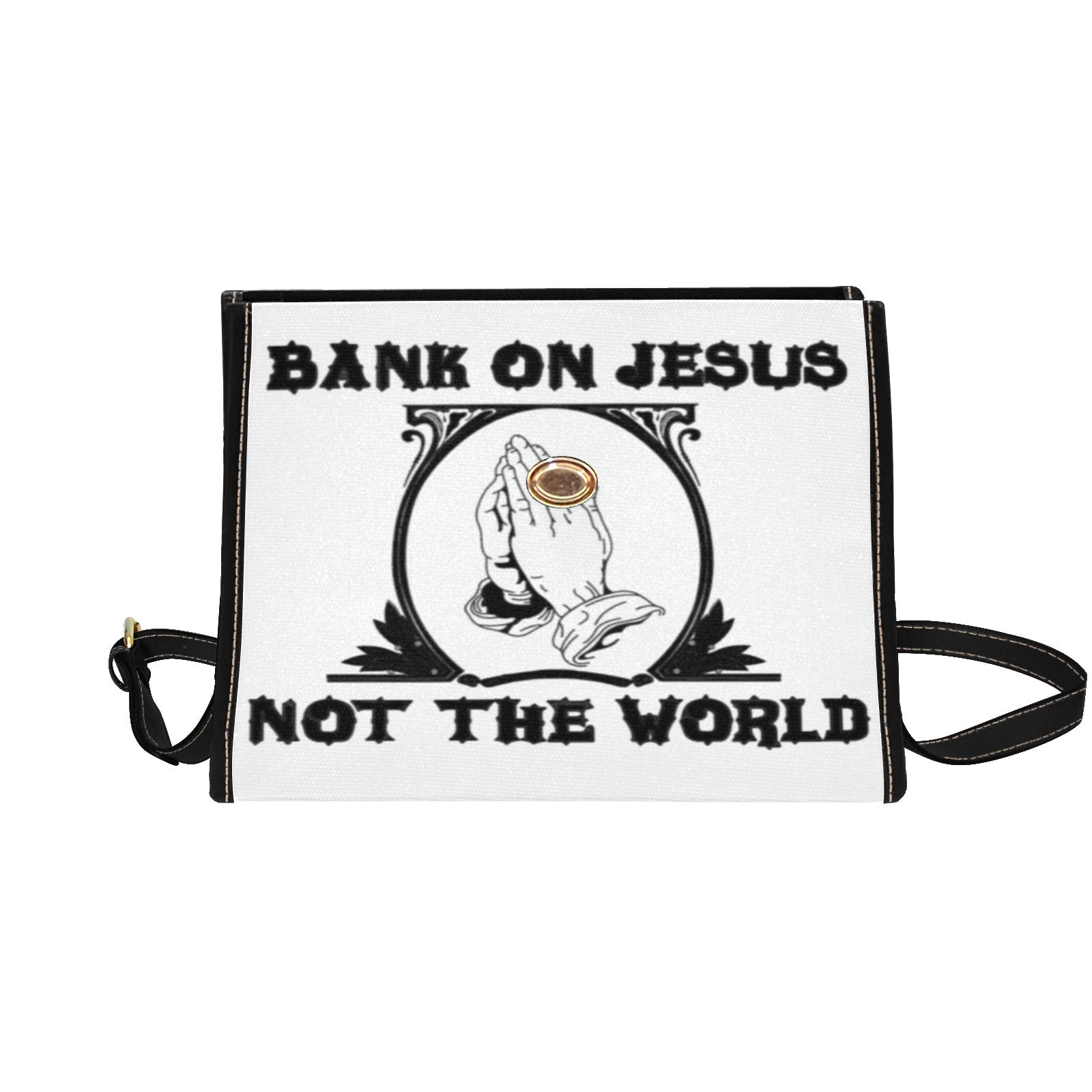 Copy of Copy of Copy of Copy of Joe Peezy Wear LLC (13) Waterproof Canvas Bag-Black (All Over Print) (Model 1641)