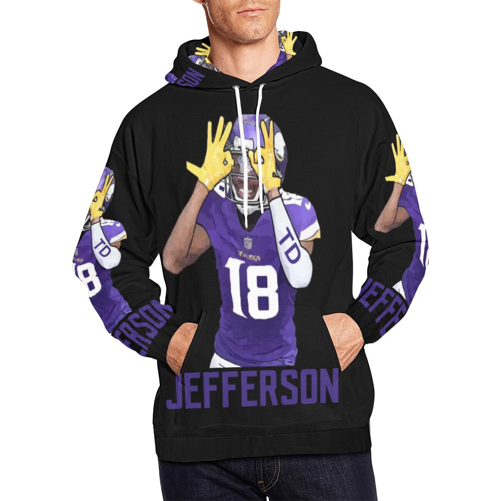 Jefferson Hoodie Joe Peezy Wear LLC All Over Print Hoodie for Men (USA Size) (Model H13)
