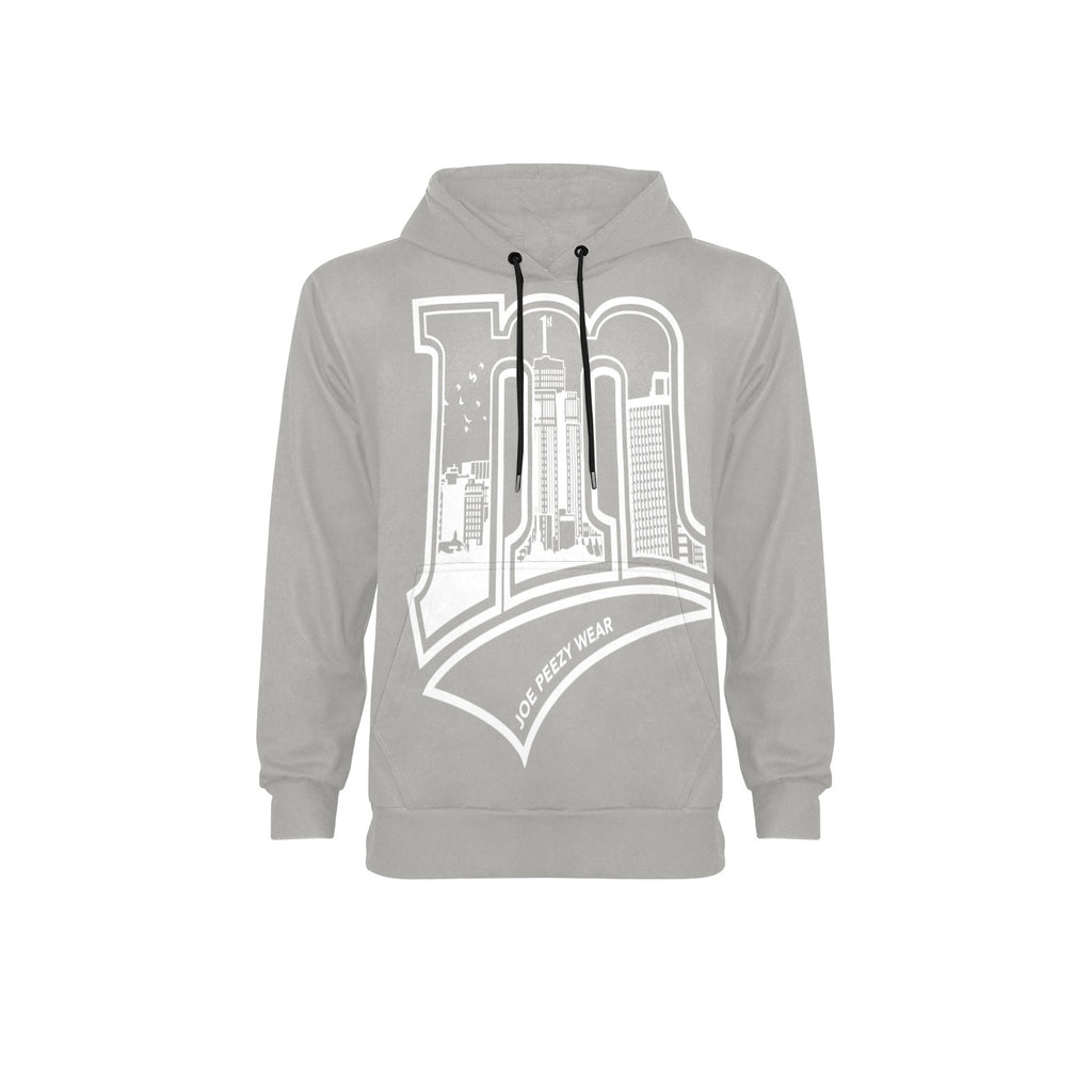 Copy of Copy of Copy of Copy of Joe Peezy Wear LLC (2) Men's Long Sleeve Fleece Hoodie (Model H55)