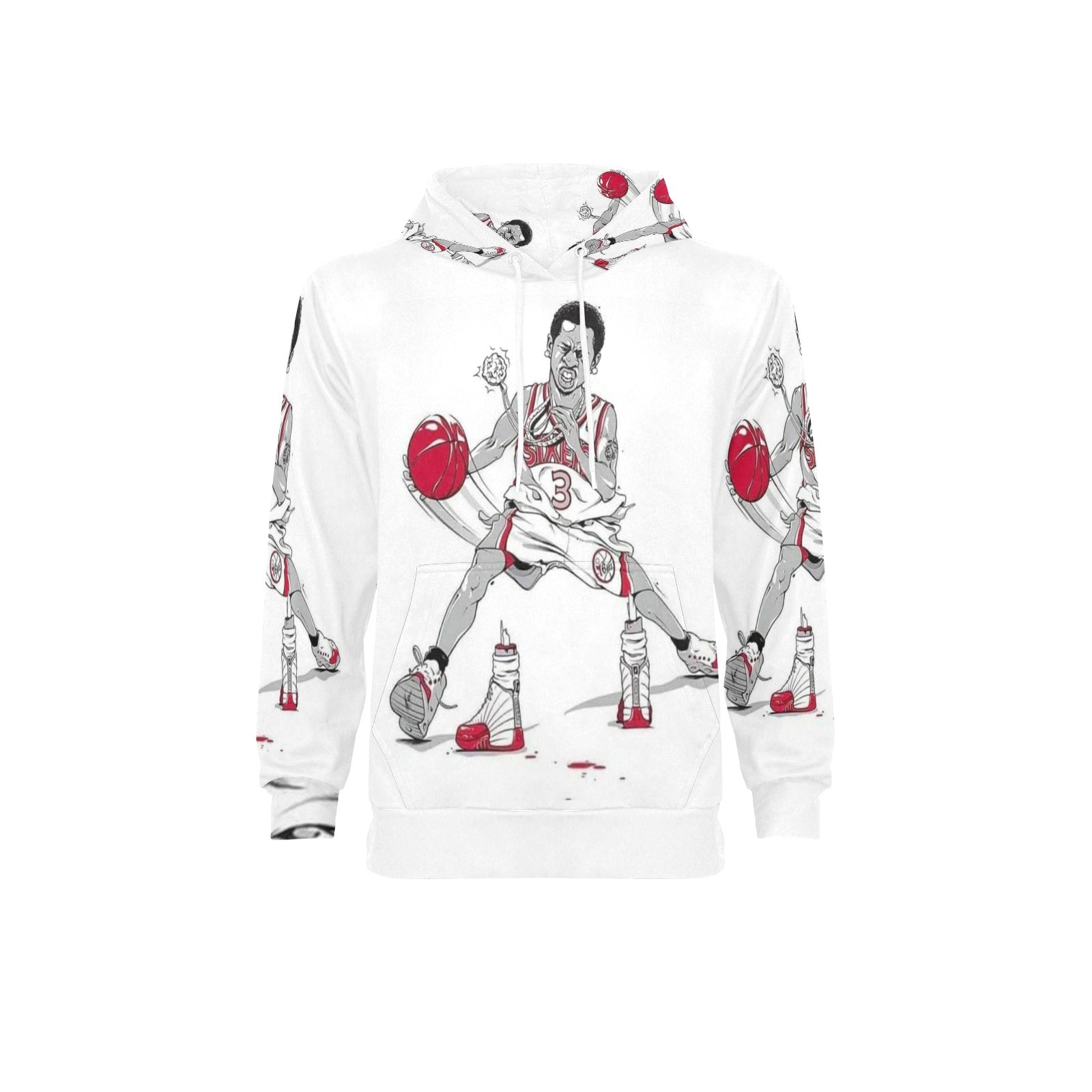 Copy of Copy of Copy of Copy of Joe Peezy Wear LLC (13) Men's Long Sleeve Fleece Hoodie (Model H55)