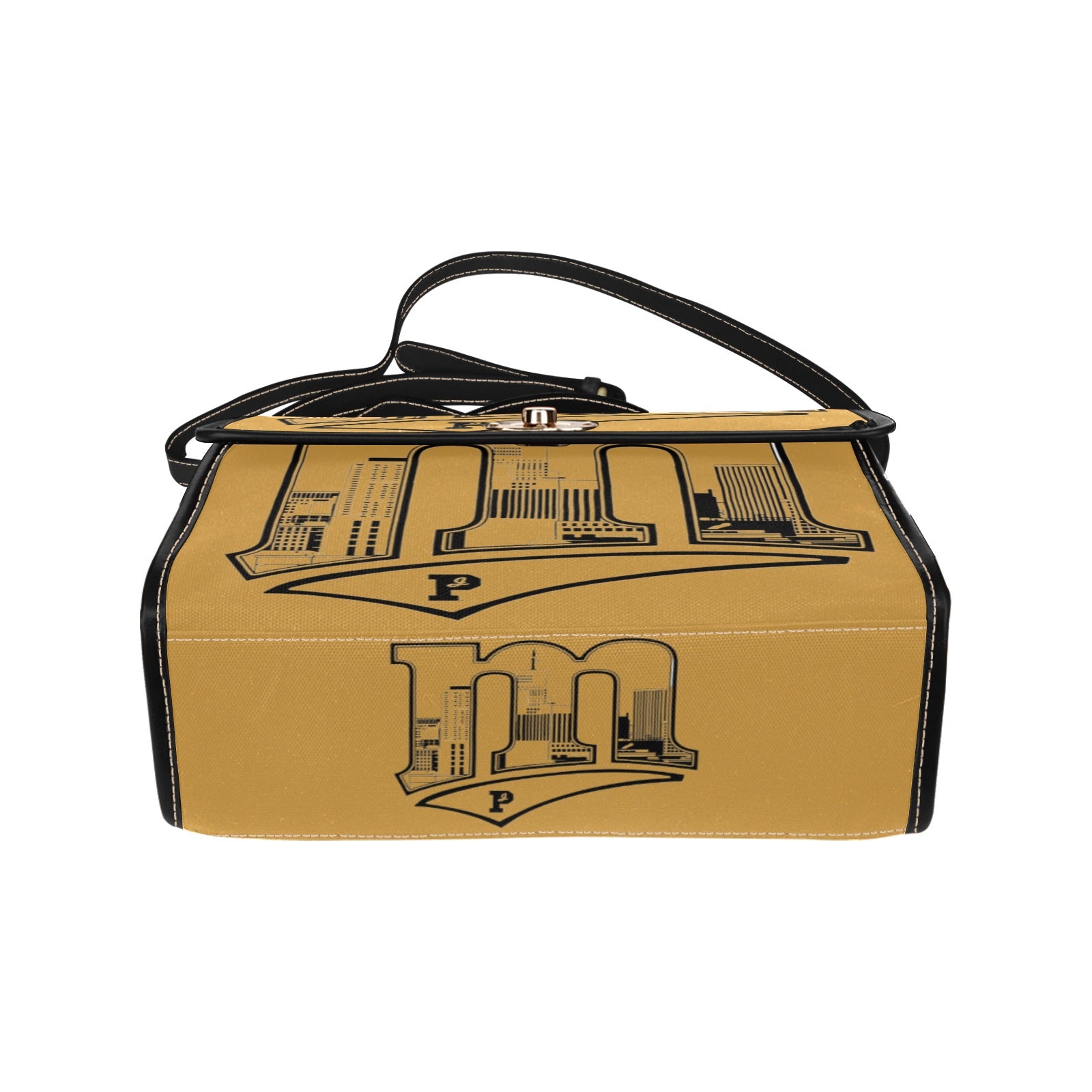 Copy of Copy of Copy of Copy of Joe Peezy Wear LLC (4) Waterproof Canvas Bag-Black (All Over Print) (Model 1641)