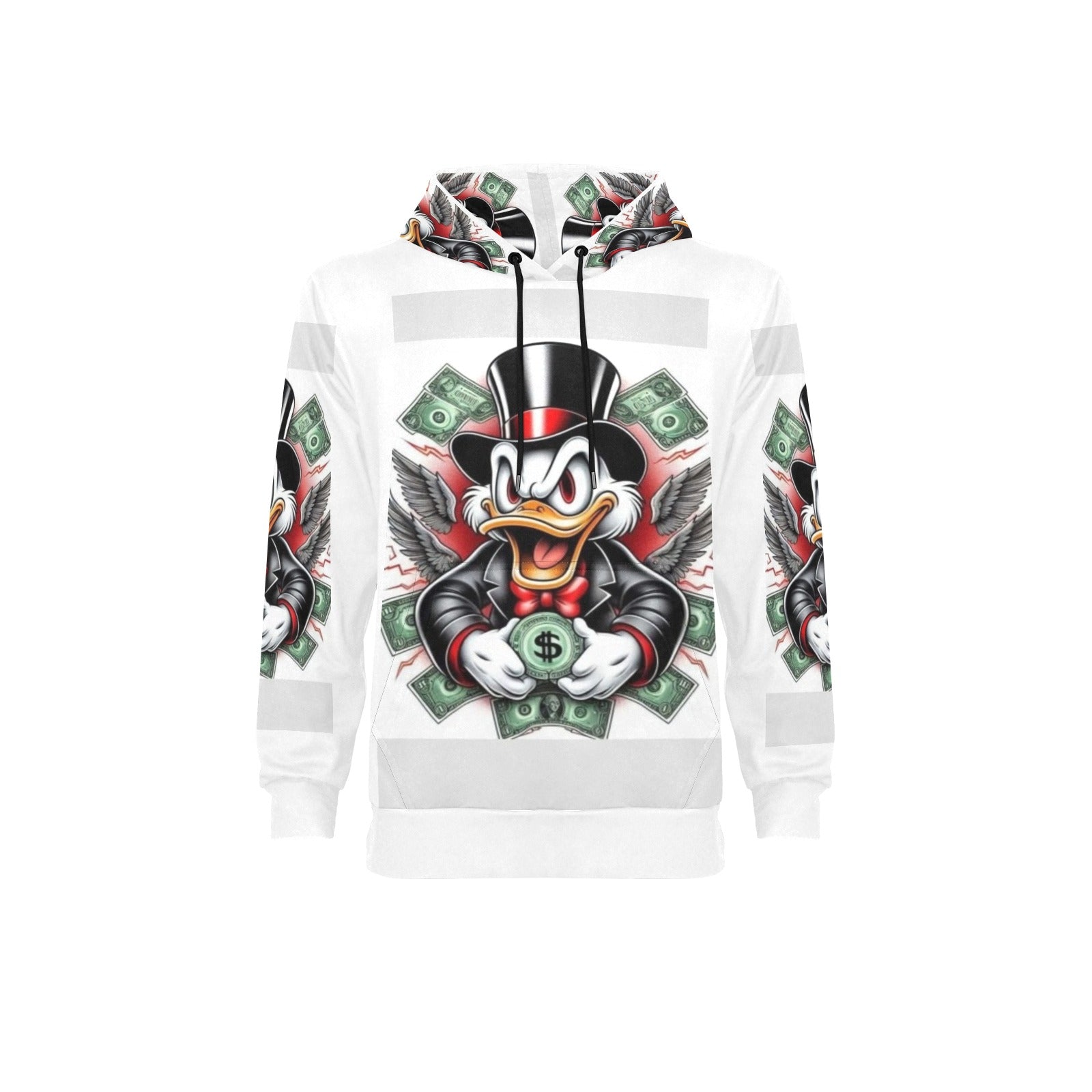 Copy of Copy of Copy of Copy of Joe Peezy Wear LLC (2) Men's Long Sleeve Fleece Hoodie (Model H55)