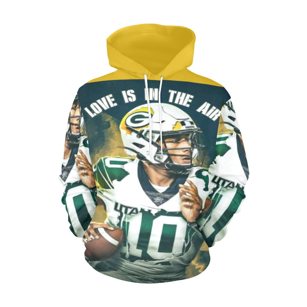 Joe Peezy Wear LLC (Love is in the air) All Over Print Hoodie for Men (USA Size) (Model H13)