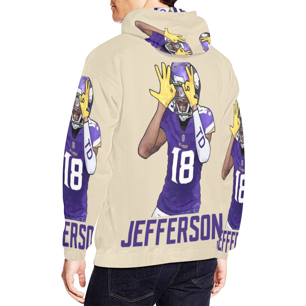 Joe Peezy Wear LLC (Jefferson) All Over Print Hoodie for Men (USA Size) (Model H13)