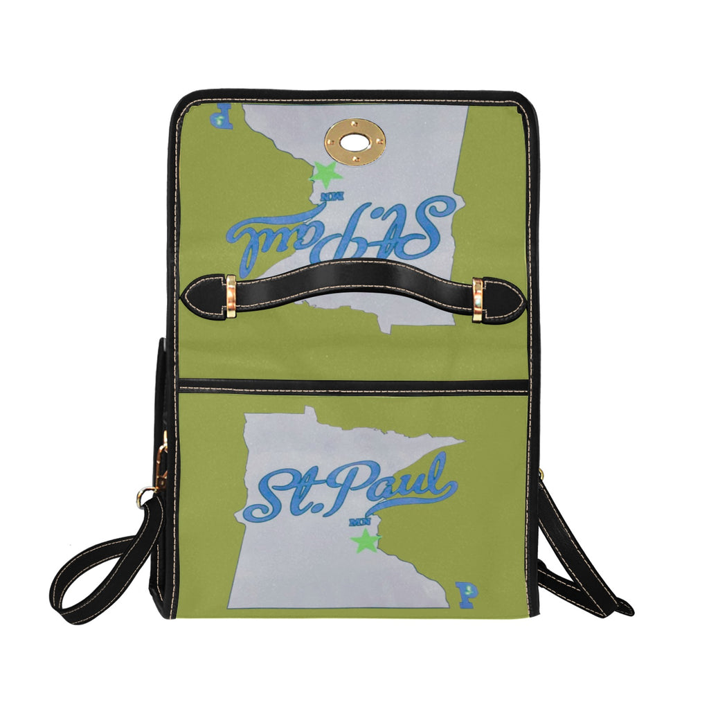 Copy of Copy of Copy of Copy of Joe Peezy Wear LLC (13) Waterproof Canvas Bag-Black (All Over Print) (Model 1641)