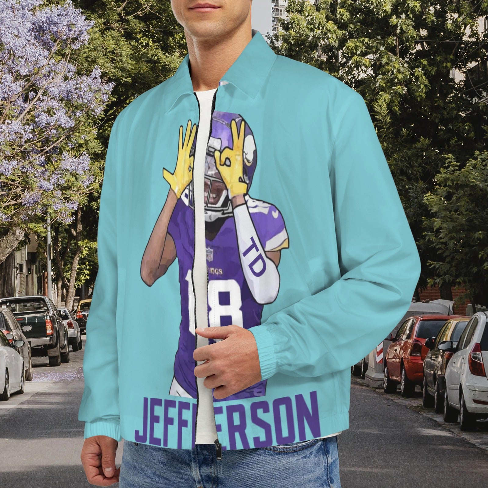 Copy of Copy of Copy of Copy of Joe Peezy Wear LLC (6) Men's Turn-Down Collar Jacket (Model H68)