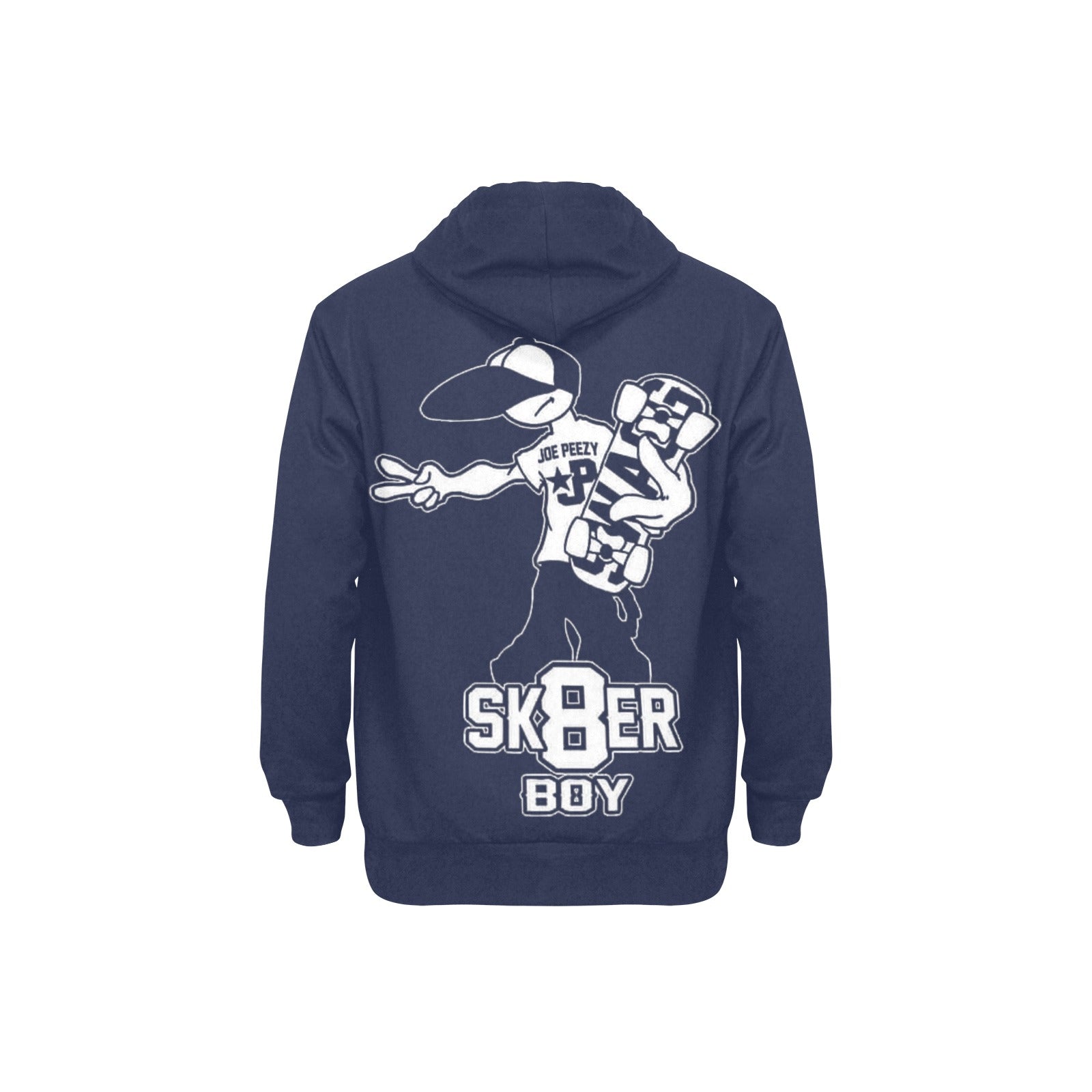 Copy of Copy of Copy of Copy of Joe Peezy Wear LLC (2) Men's Long Sleeve Fleece Hoodie (Model H55)