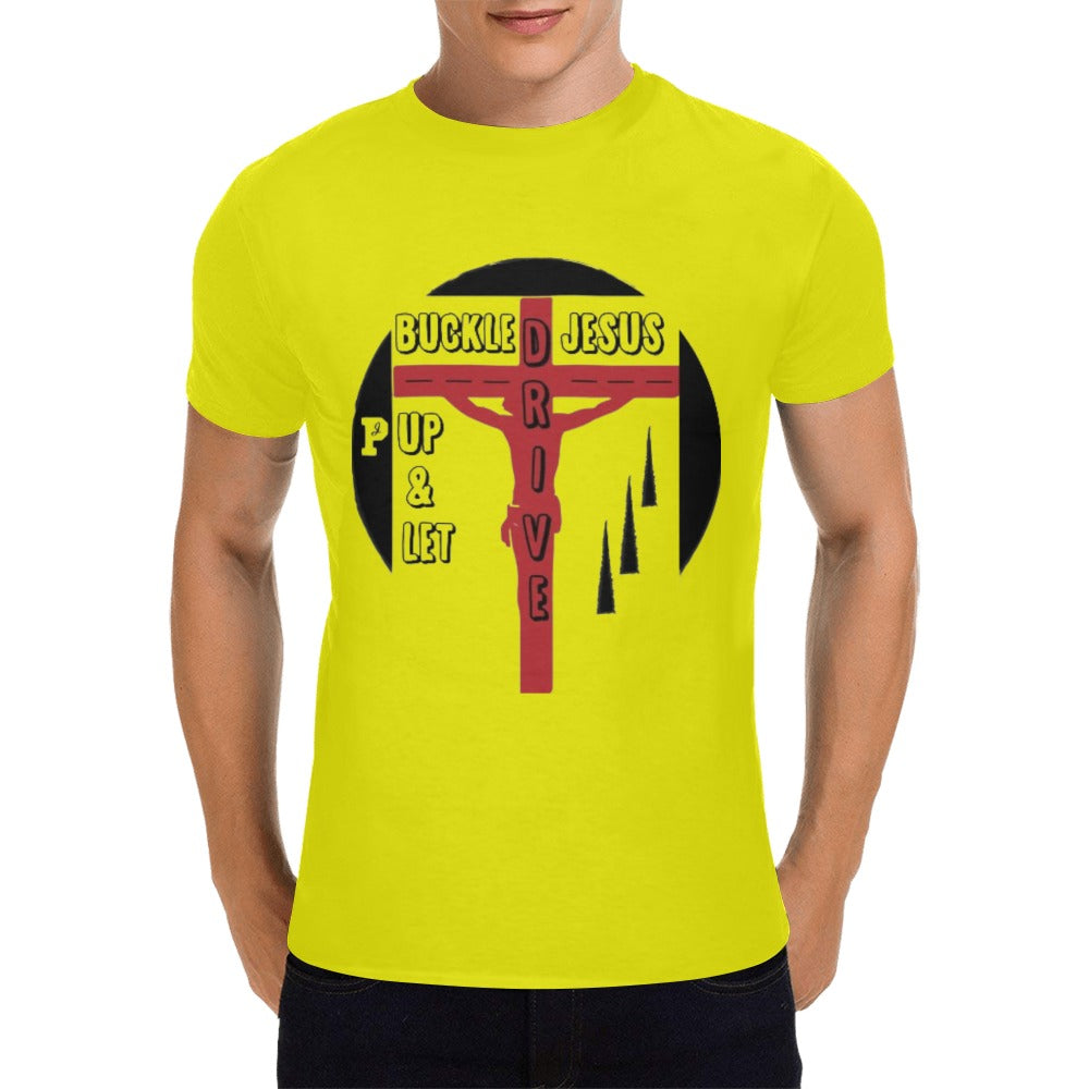 Joe Peezy Wear LLC (BKLUP) Men's T-Shirt in USA Size (Front Printing Only)(Model T02)