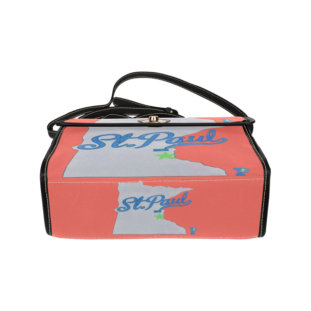 Copy of Copy of Copy of Copy of Joe Peezy Wear LLC (13) Waterproof Canvas Bag-Black (All Over Print) (Model 1641)