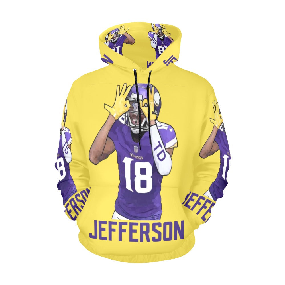 Joe Peezy Wear LLC (Jefferson) All Over Print Hoodie for Men (USA Size) (Model H13)