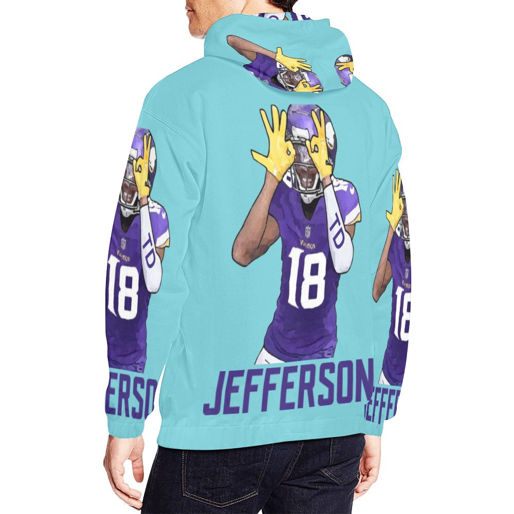 Joe Peezy Wear LLC (Jefferson) All Over Print Hoodie for Men (USA Size) (Model H13)