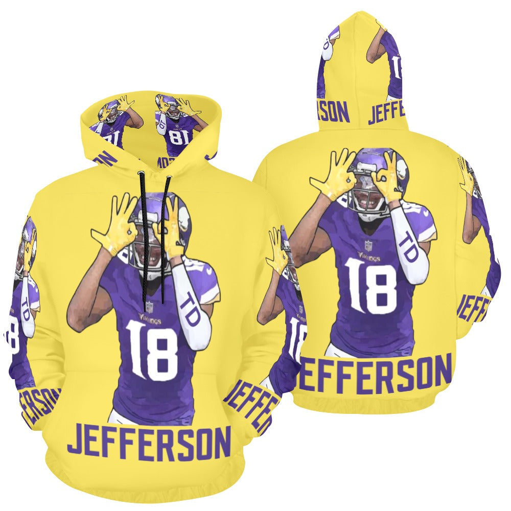 Joe Peezy Wear LLC (Jefferson) All Over Print Hoodie for Men (USA Size) (Model H13)