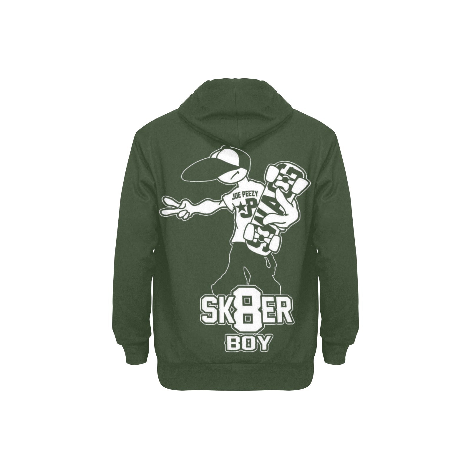 Copy of Copy of Copy of Copy of Joe Peezy Wear LLC (2) Men's Long Sleeve Fleece Hoodie (Model H55)