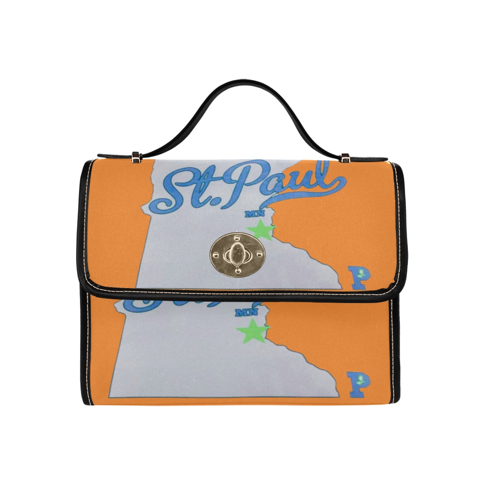 Copy of Copy of Copy of Copy of Joe Peezy Wear LLC (13) Waterproof Canvas Bag-Black (All Over Print) (Model 1641)