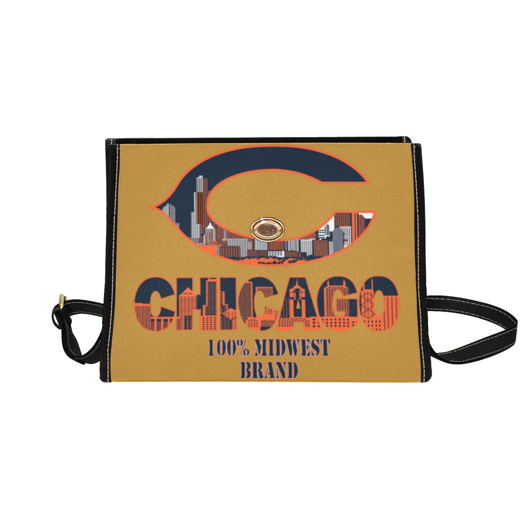 Copy of Copy of Copy of Copy of Joe Peezy Wear LLC (8) Waterproof Canvas Bag-Black (All Over Print) (Model 1641)