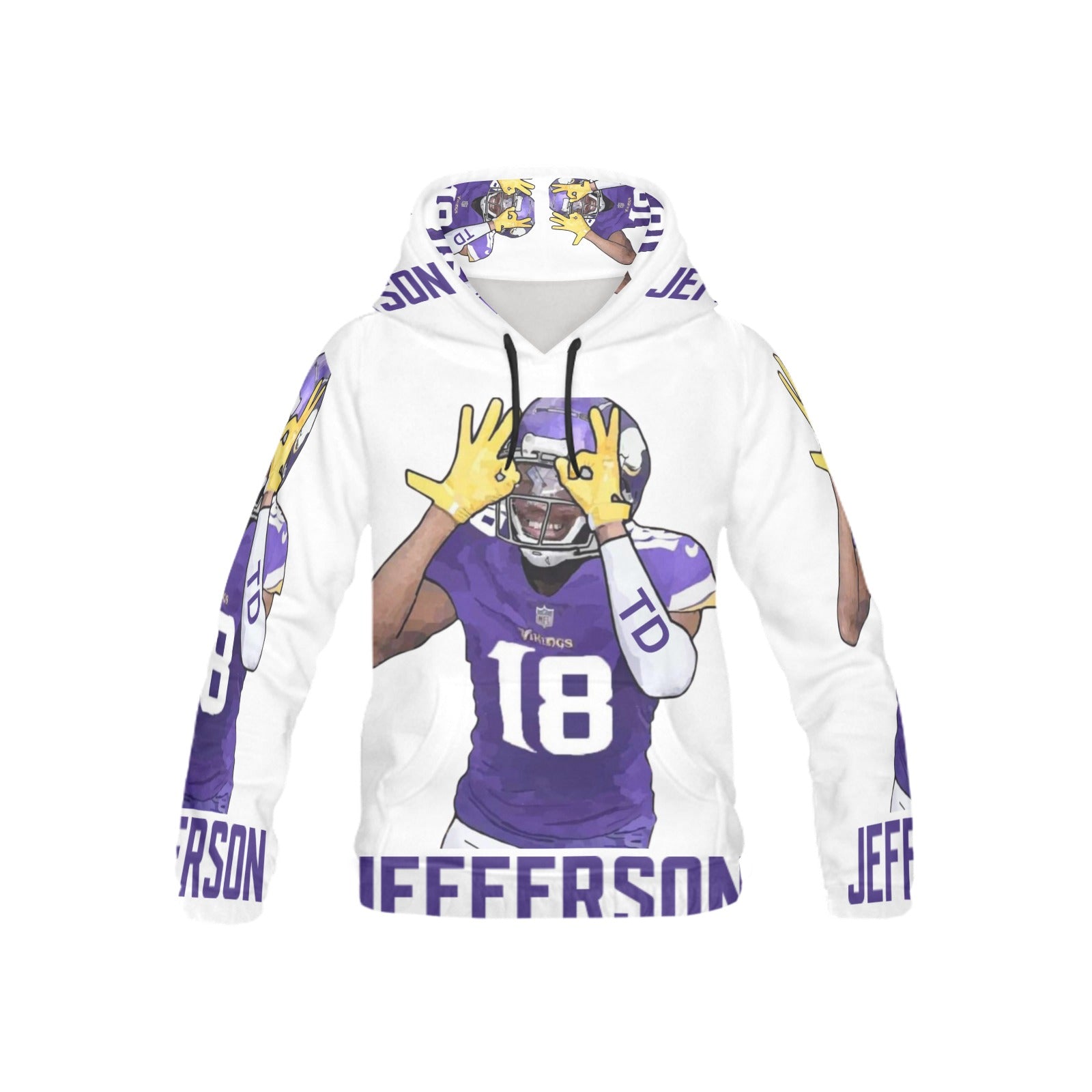 Joe Peezy Wear LLC All Over Print Hoodie for Kid (USA Size) (Model H13)