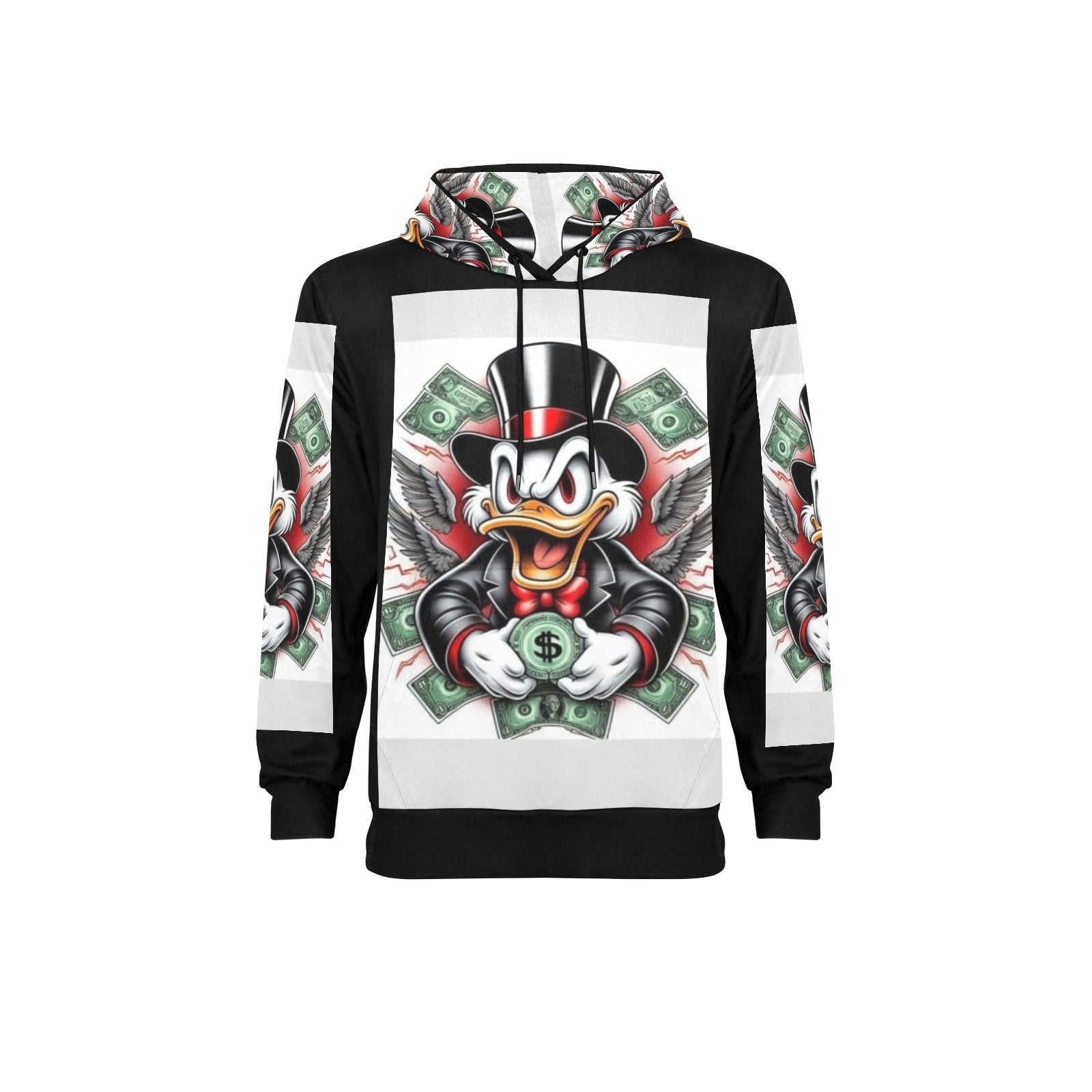 Copy of Copy of Copy of Copy of Joe Peezy Wear LLC (2) Men's Long Sleeve Fleece Hoodie (Model H55)