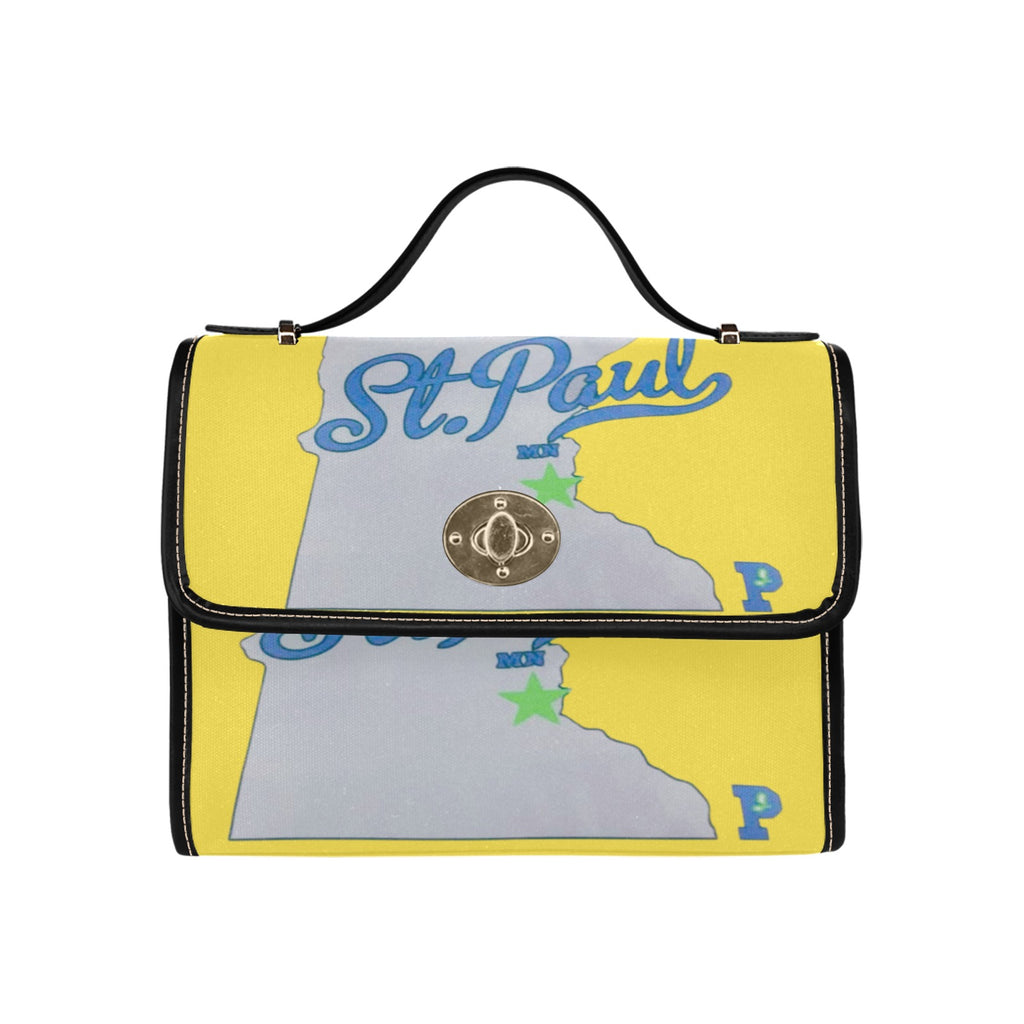 Copy of Copy of Copy of Copy of Joe Peezy Wear LLC (13) Waterproof Canvas Bag-Black (All Over Print) (Model 1641)