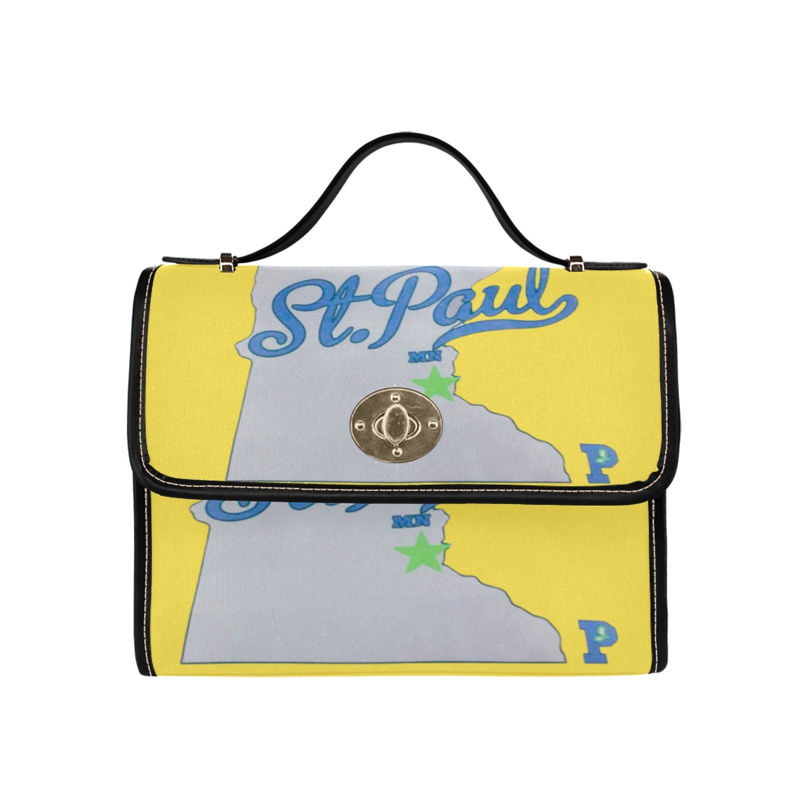 Copy of Copy of Copy of Copy of Joe Peezy Wear LLC (13) Waterproof Canvas Bag-Black (All Over Print) (Model 1641)