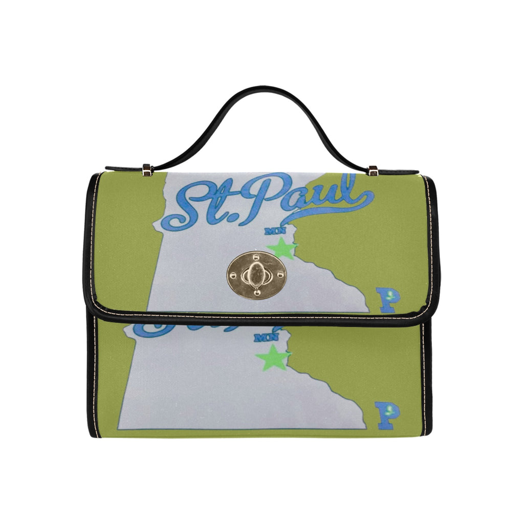 Copy of Copy of Copy of Copy of Joe Peezy Wear LLC (13) Waterproof Canvas Bag-Black (All Over Print) (Model 1641)