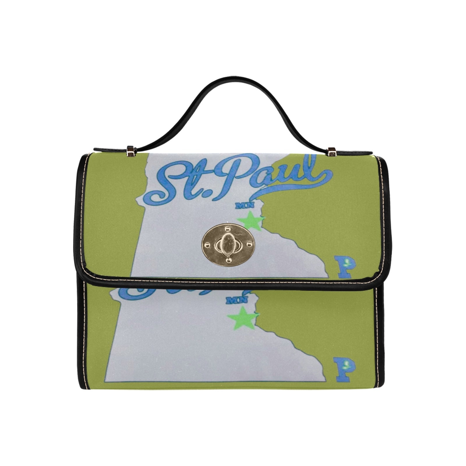 Copy of Copy of Copy of Copy of Joe Peezy Wear LLC (13) Waterproof Canvas Bag-Black (All Over Print) (Model 1641)