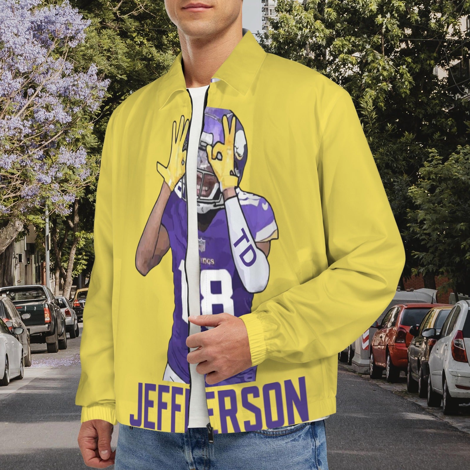 Copy of Copy of Copy of Copy of Joe Peezy Wear LLC (6) Men's Turn-Down Collar Jacket (Model H68)