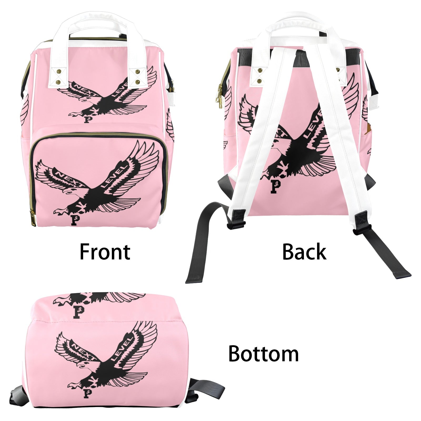 Copy of Copy of Copy of Copy of Joe Peezy Wear LLC (12) Multi-Function Diaper Bag-New (Model 1688)