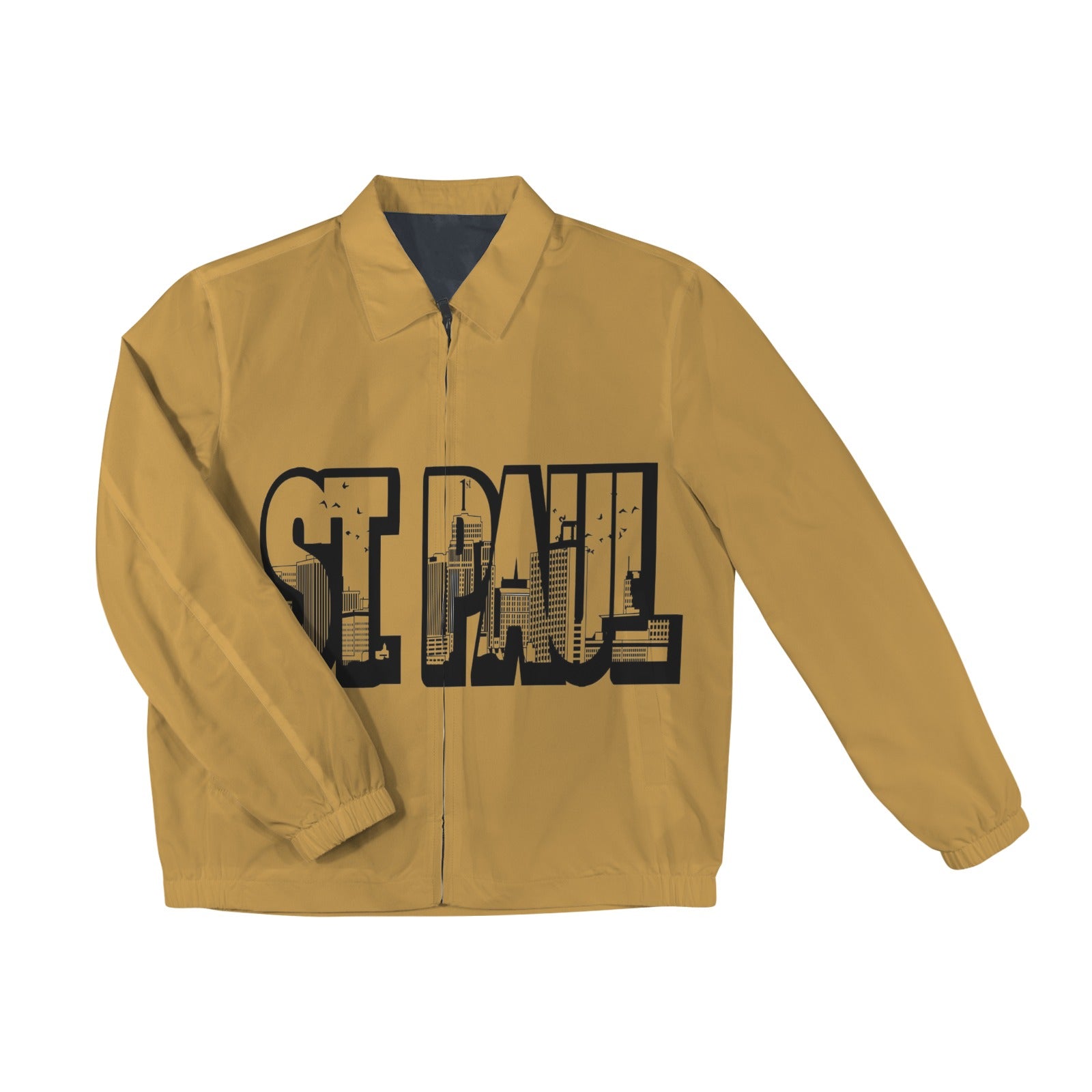 Joe Peezy Wear LLC (STP) Men's Turn-Down Collar Jacket (Model H68)