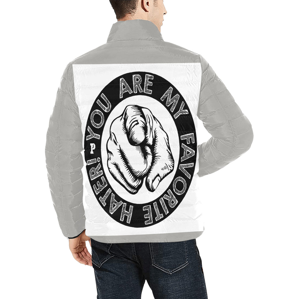 Copy of Copy of Copy of Copy of Joe Peezy Wear LLC (11) Men's Stand Collar Padded Jacket (Model H41)