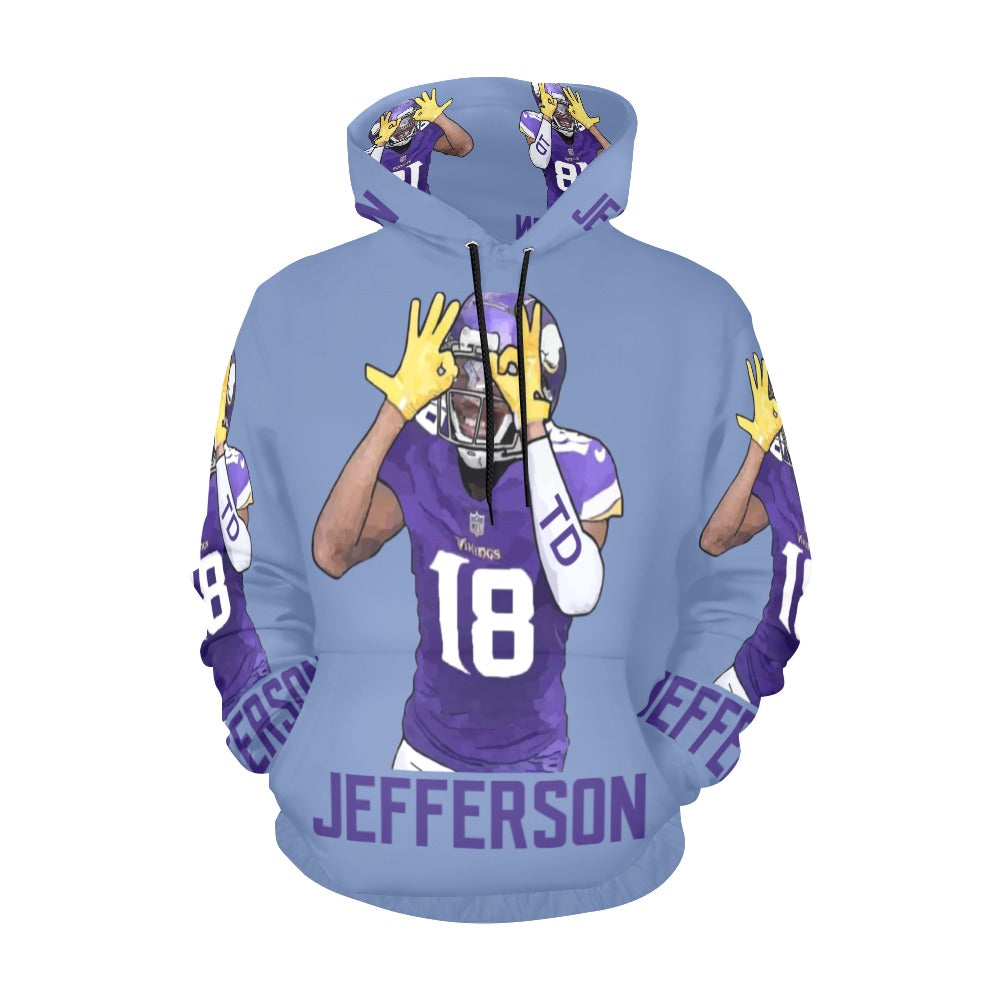Joe Peezy Wear LLC (Jefferson) All Over Print Hoodie for Men (USA Size) (Model H13)