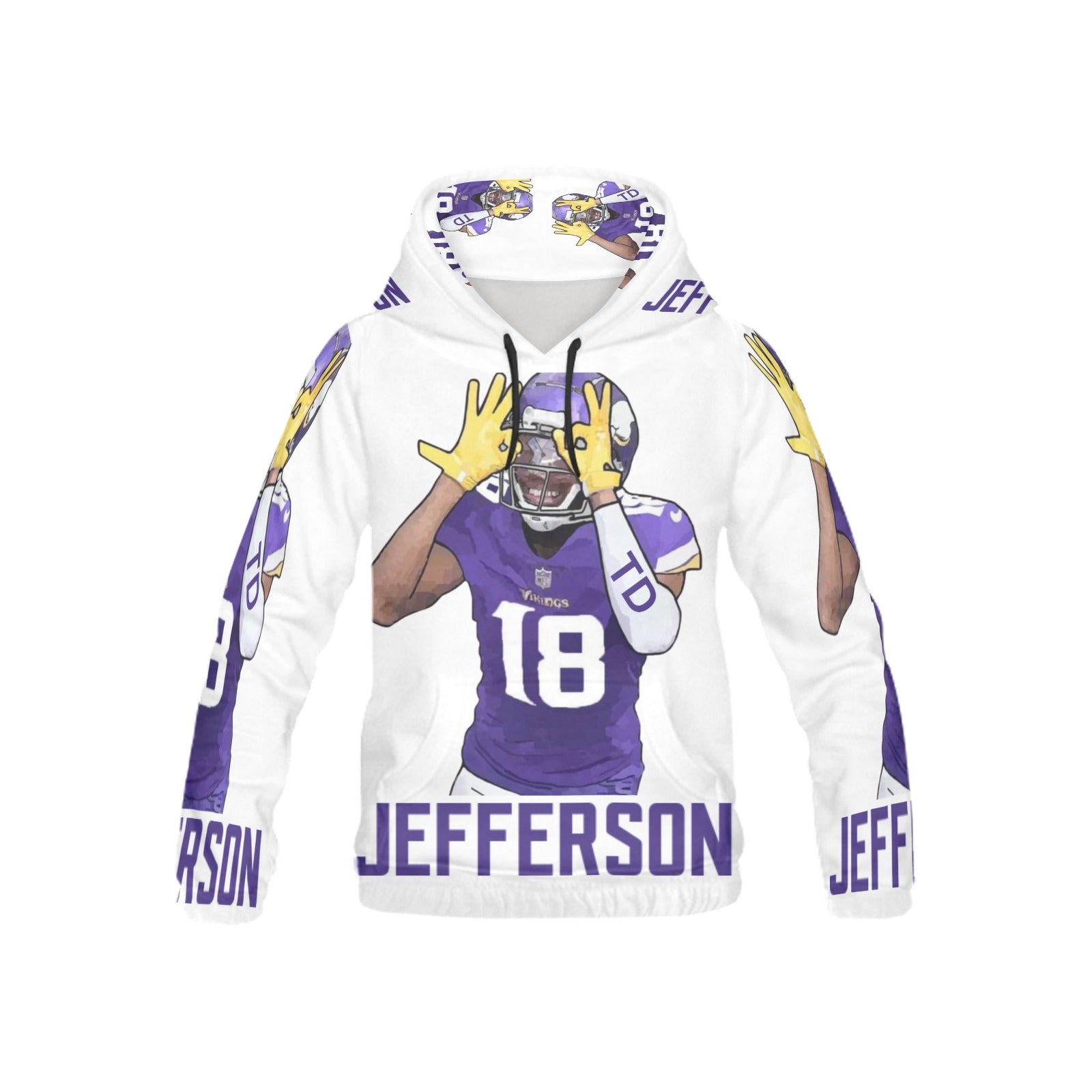 Joe Peezy Wear LLC All Over Print Hoodie for Kid (USA Size) (Model H13)