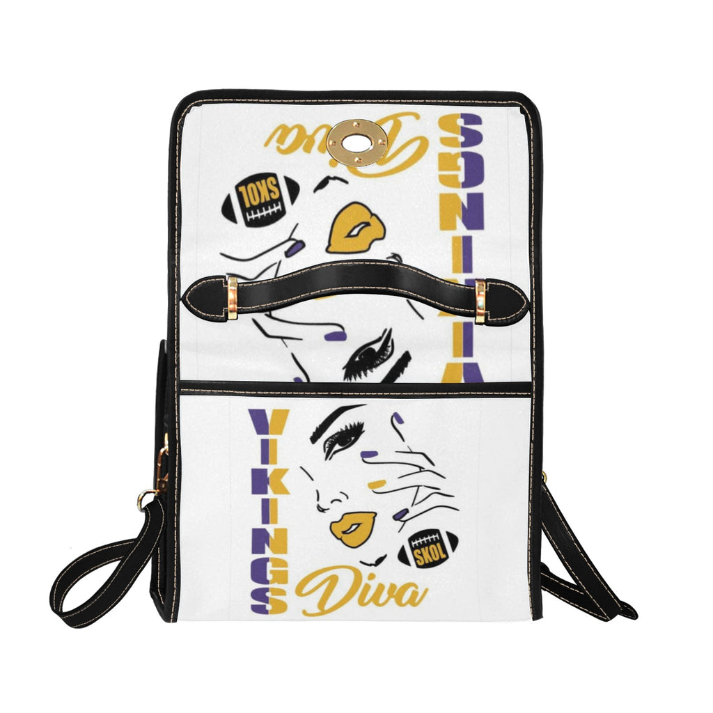 Copy of Copy of Copy of Copy of Joe Peezy Wear LLC (1) Waterproof Canvas Bag-Black (All Over Print) (Model 1641)