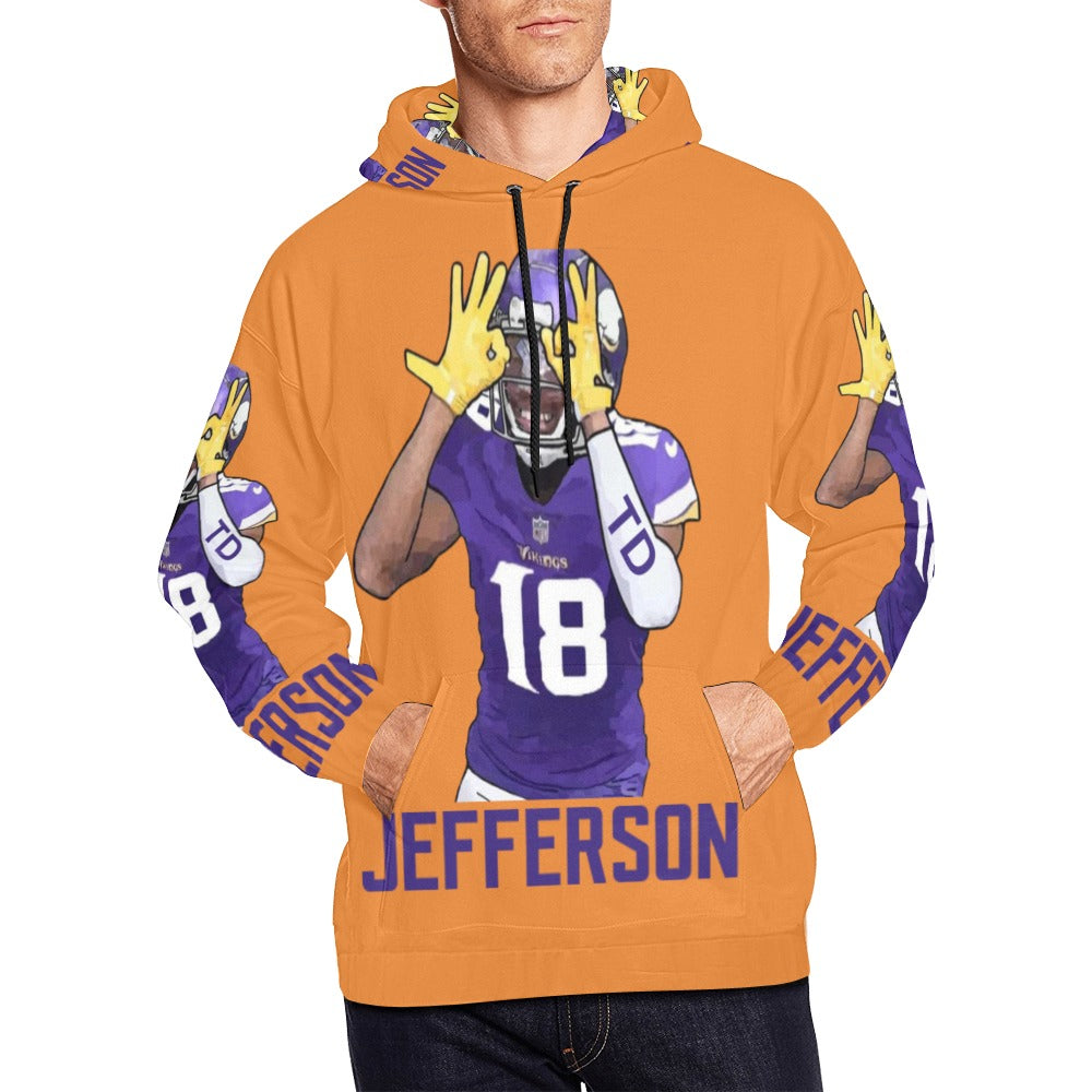 Joe Peezy Wear LLC (Jefferson) All Over Print Hoodie for Men (USA Size) (Model H13)