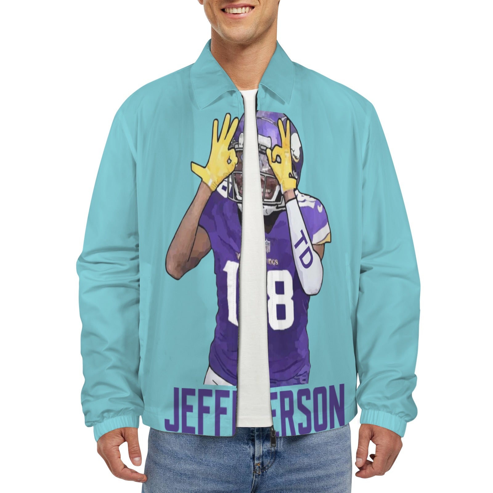 Copy of Copy of Copy of Copy of Joe Peezy Wear LLC (6) Men's Turn-Down Collar Jacket (Model H68)