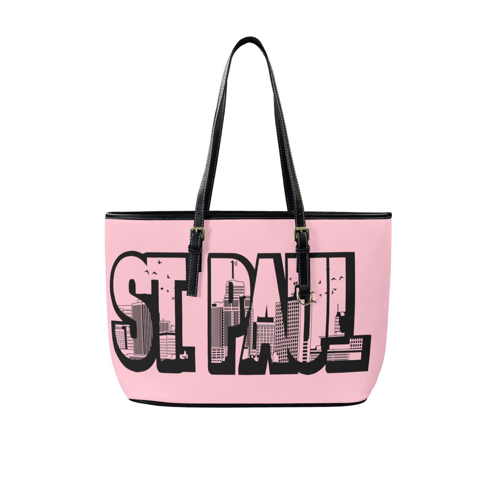 Copy of Copy of Copy of Copy of Joe Peezy Wear LLC (6) Leather Tote Bag-Large (Front&Back Printing) (1651)