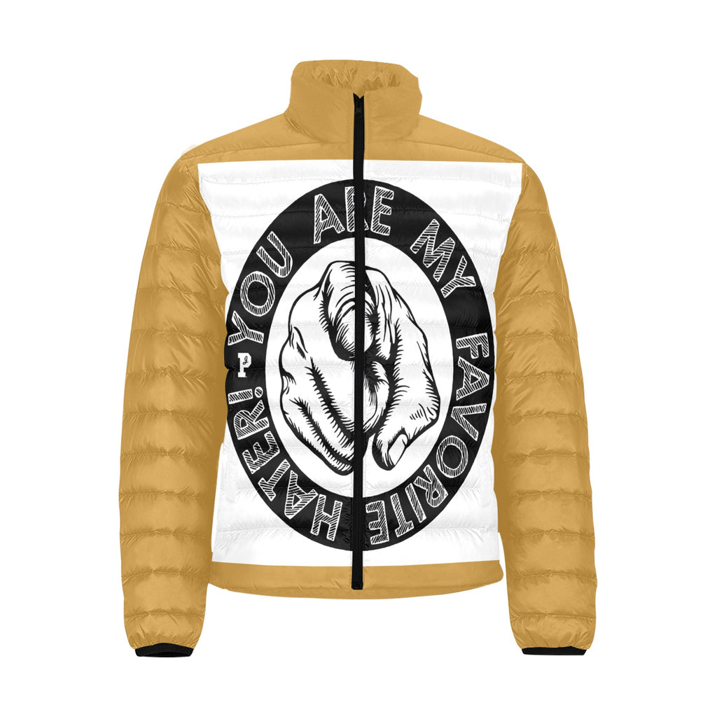 Copy of Copy of Copy of Copy of Joe Peezy Wear LLC (11) Men's Stand Collar Padded Jacket (Model H41)