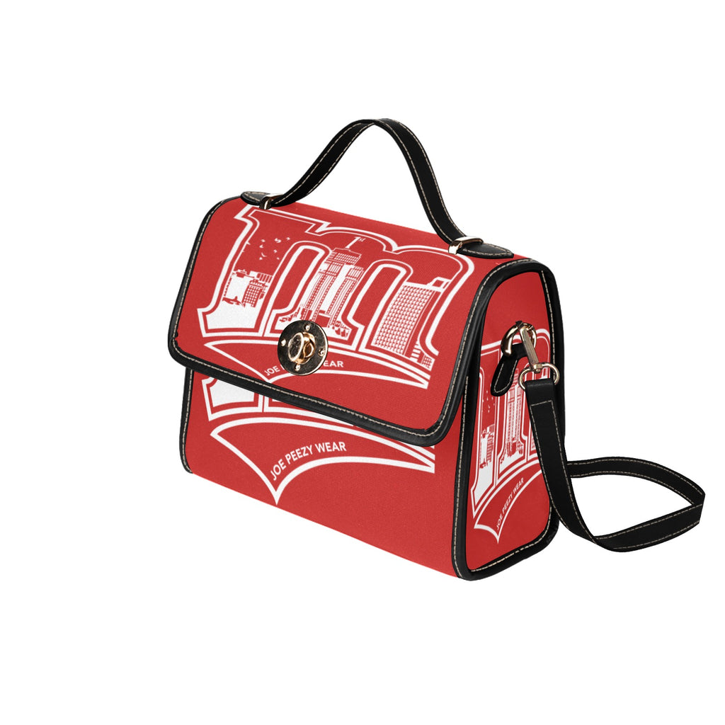 Copy of Copy of Copy of Copy of Joe Peezy Wear LLC (13) Waterproof Canvas Bag-Black (All Over Print) (Model 1641)