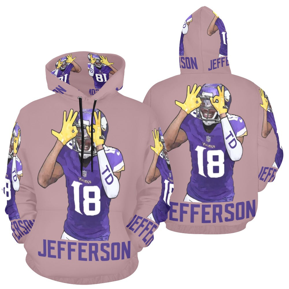 Joe Peezy Wear LLC (Jefferson) All Over Print Hoodie for Men (USA Size) (Model H13)