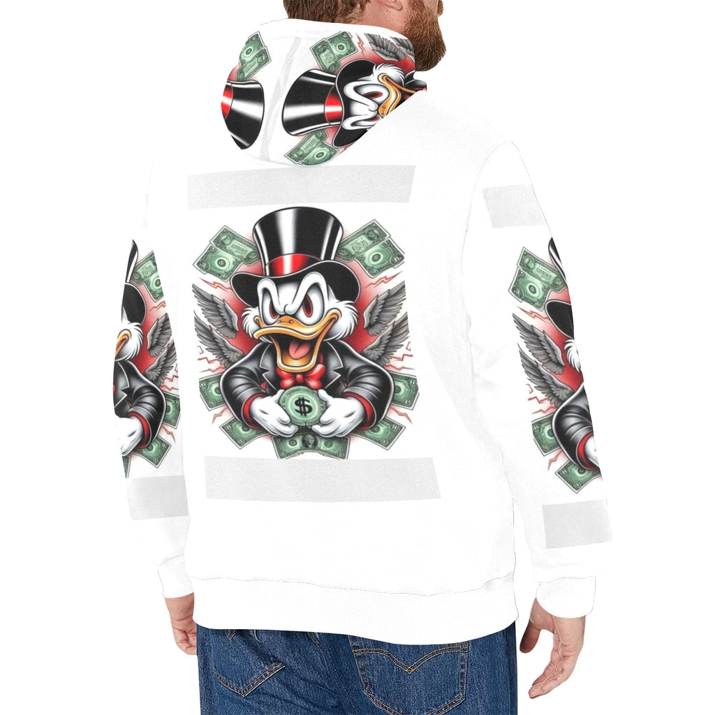 Copy of Copy of Copy of Copy of Joe Peezy Wear LLC (2) Men's Long Sleeve Fleece Hoodie (Model H55)