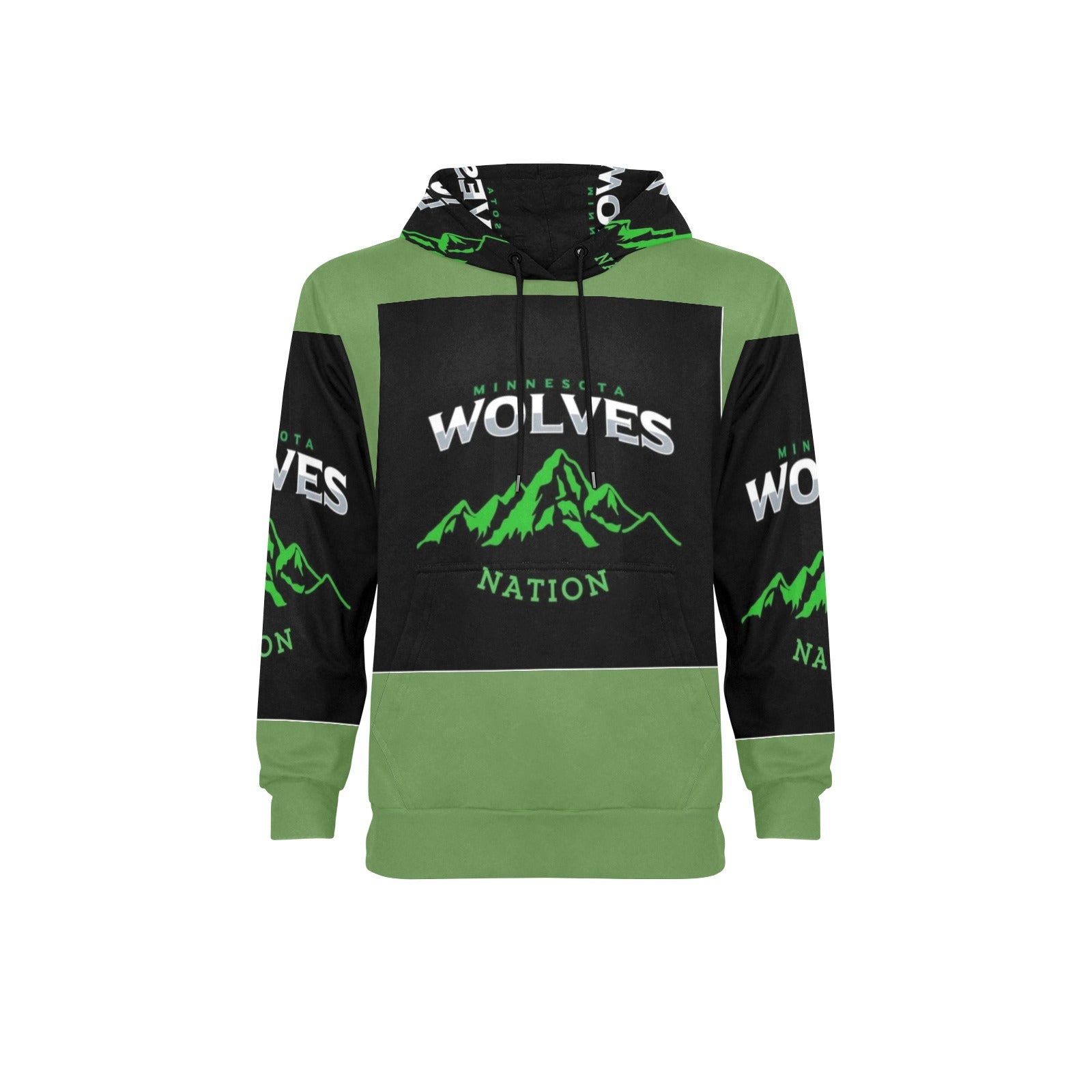 Copy of Copy of Copy of Copy of Joe Peezy Wear LLC (2) Men's Long Sleeve Fleece Hoodie (Model H55)