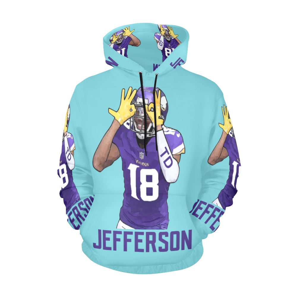 Joe Peezy Wear LLC (Jefferson) All Over Print Hoodie for Men (USA Size) (Model H13)