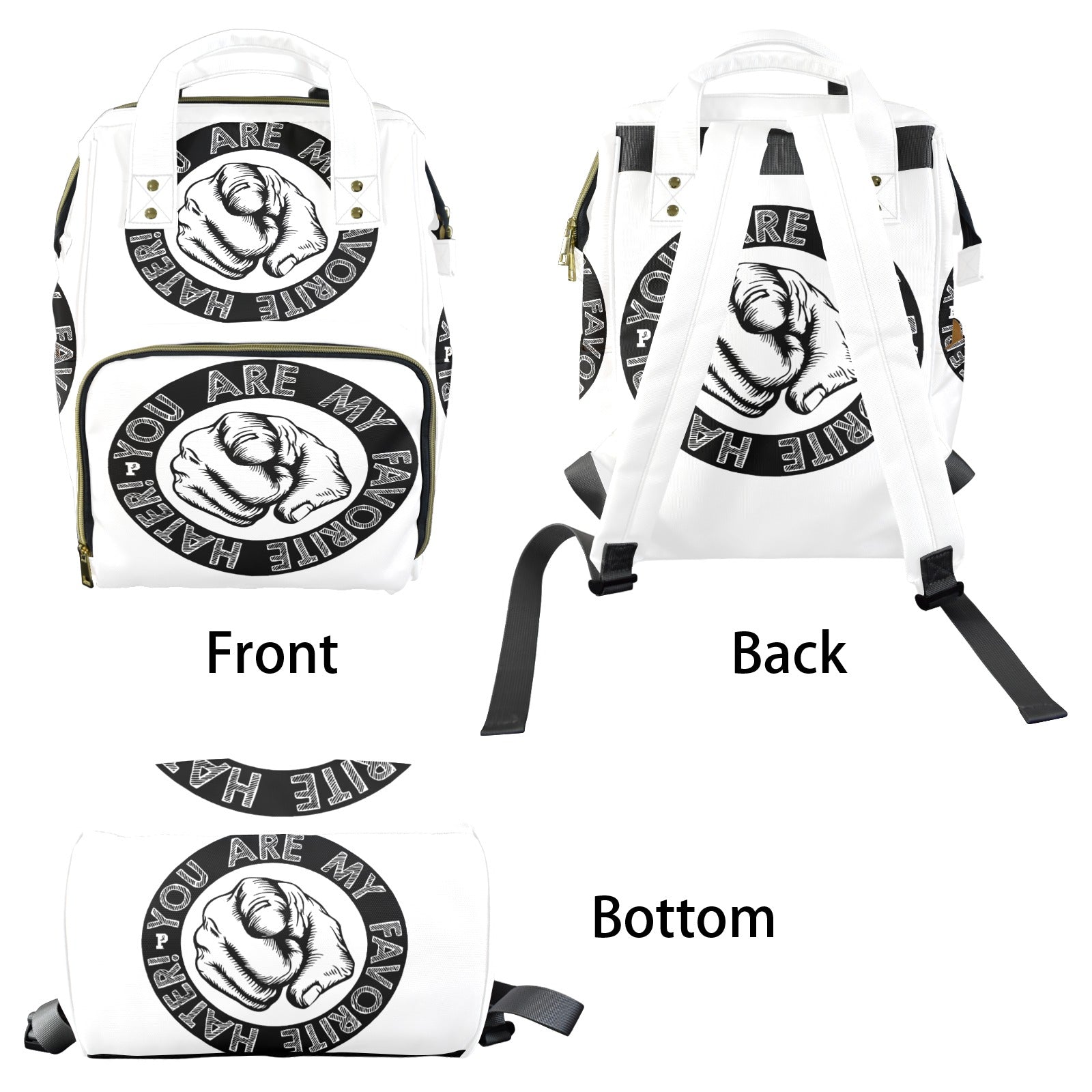 Copy of Copy of Copy of Copy of Joe Peezy Wear LLC (11) Multi-Function Diaper Bag-New (Model 1688)