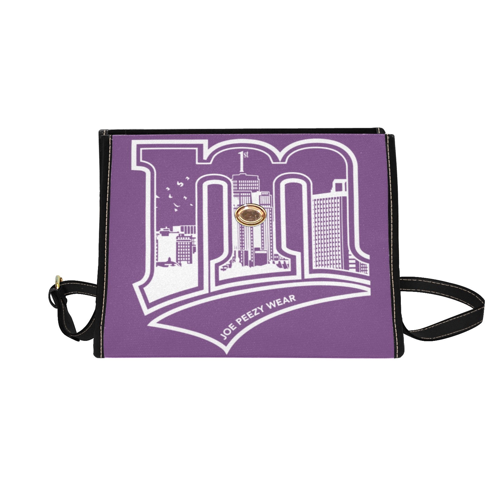 Copy of Copy of Copy of Copy of Joe Peezy Wear LLC (13) Waterproof Canvas Bag-Black (All Over Print) (Model 1641)