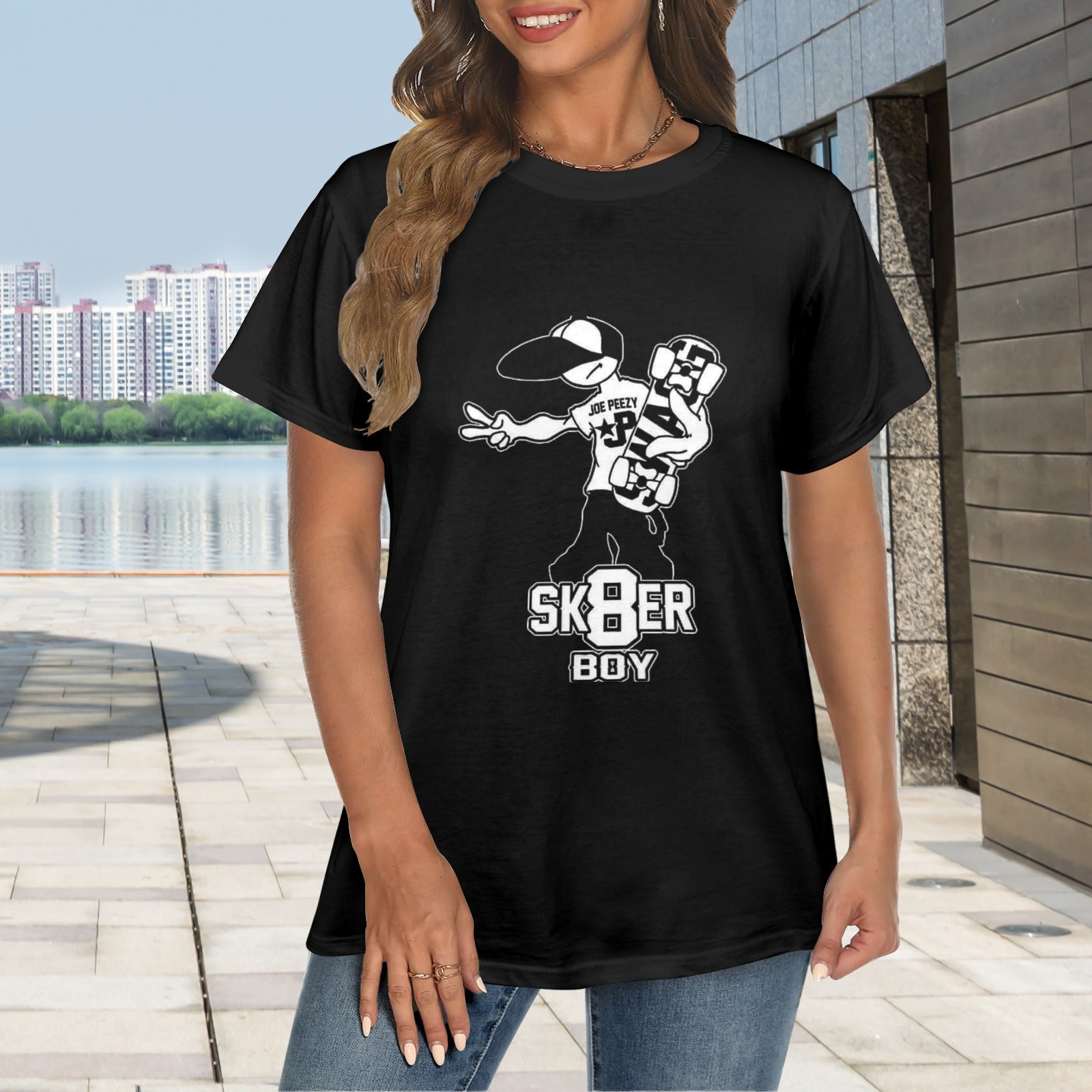 Copy of Copy of Copy of Copy of Joe Peezy Wear LLC (2) Women's T-Shirt in USA Size (Front Printing Only)