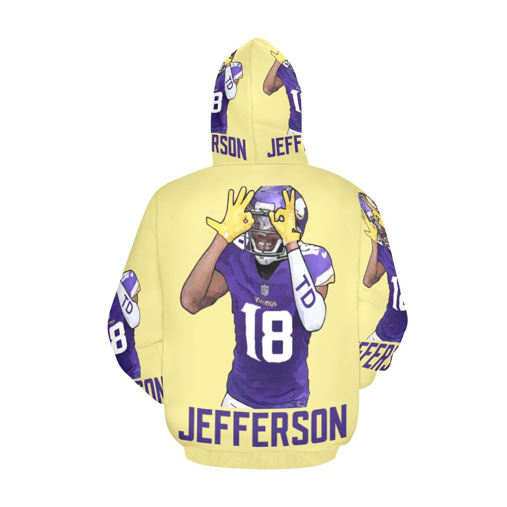 Jefferson Hoodie Joe Peezy Wear LLC All Over Print Hoodie for Men (USA Size) (Model H13)