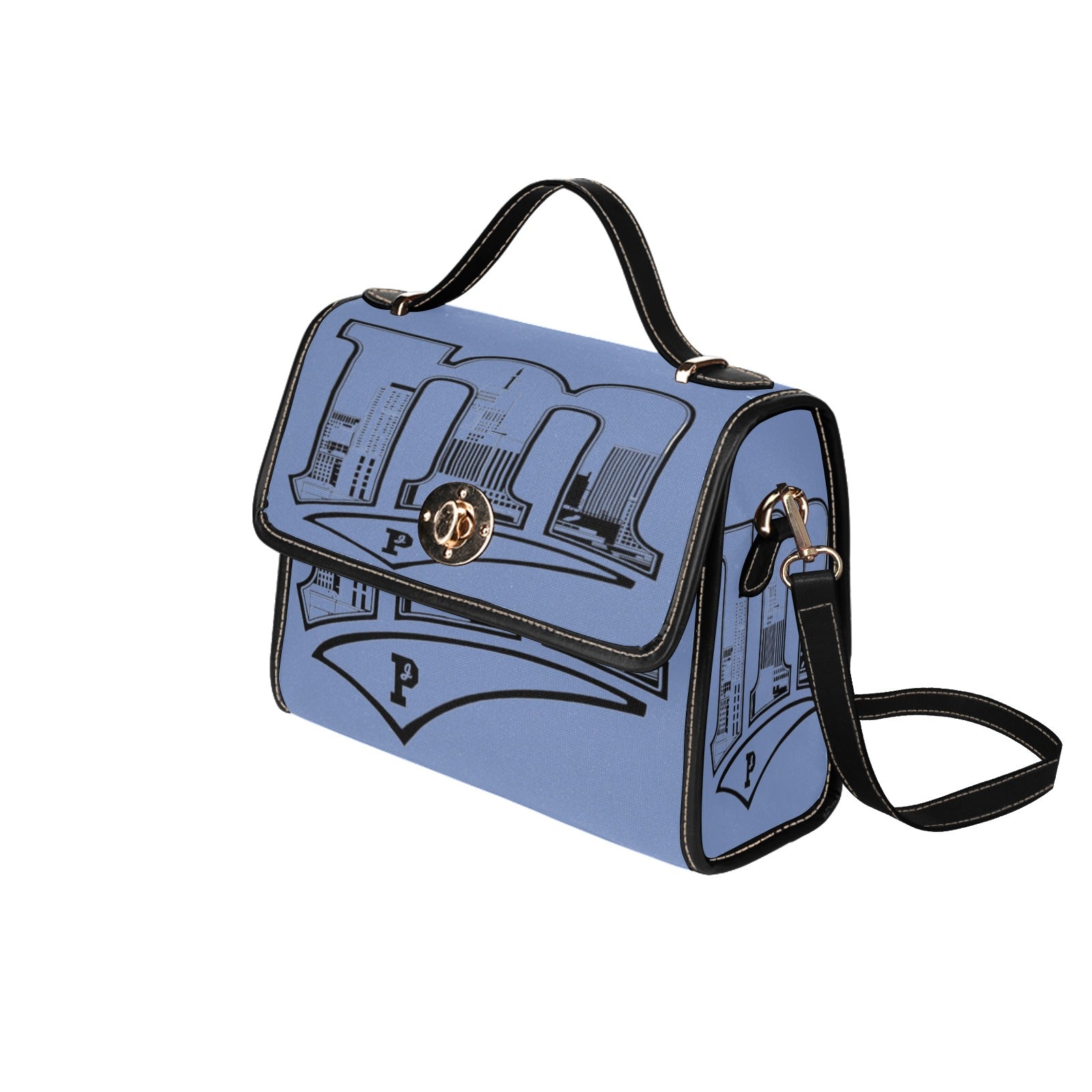 Copy of Copy of Copy of Copy of Joe Peezy Wear LLC (4) Waterproof Canvas Bag-Black (All Over Print) (Model 1641)